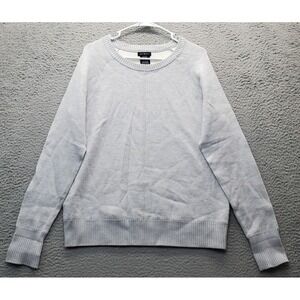 Max & Mia Sweater Womens Medium‎ Gray Thick Fleece Stretch Ribbed Cuff & Hem